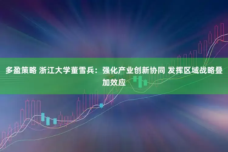 多盈策略 浙江大学董雪兵：强化产业创新协同 发挥区域战略叠加效应